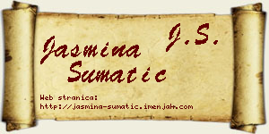 Jasmina Šumatić vizit kartica